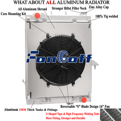 Row radiator shroud fan - 3,